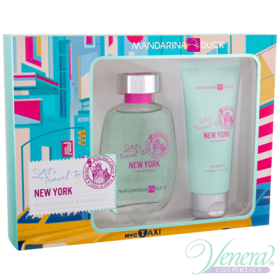 Mandarina Duck Let's Travel To New York Set (EDT 100ml + SG 100ml) pentru Femei Seturi